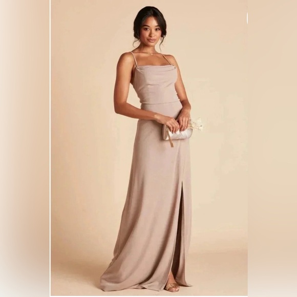 Birdy Grey Dresses & Skirts - Birdy Grey Strapless Taupe Dress